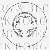 Compre BBD4562 Borg&beck Disco do freio dianteiro
