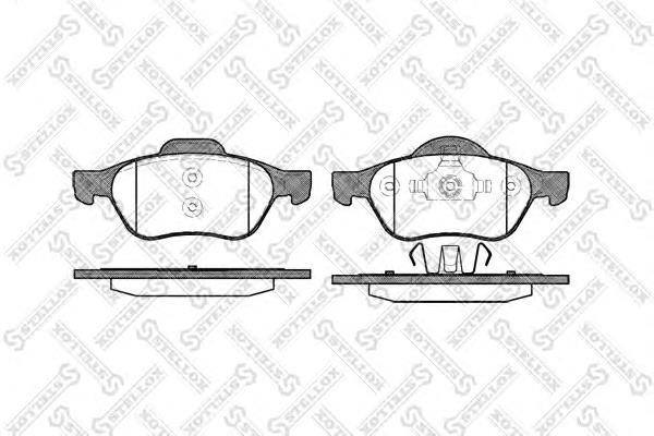 7701206598 Renault (RVI) Sapatas do freio dianteiras de disco