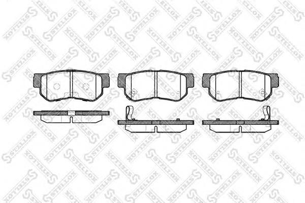 583022GA00 Hyundai/Kia Sapatas do freio traseiras de disco
