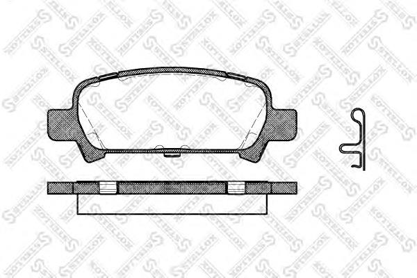 Sapatas do freio traseiras de disco Subaru 26696FA010 preço, a partir de 24,10 USD