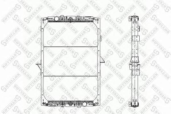 1326966 DAF Radiador de esfriamento de motor