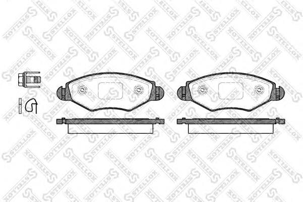 425302 Peugeot/Citroen Sapatas do freio dianteiras de disco