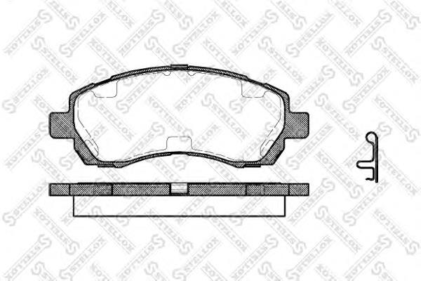 Sapatas do freio dianteiras de disco Subaru 26290AA020 preço, a partir de 17,06 USD