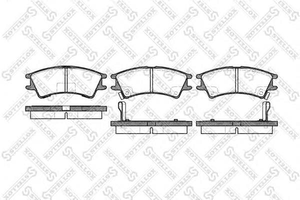 Sapatas do freio dianteiras de disco Hyundai/Kia 5810102A00 preço, a partir de 21,37 USD