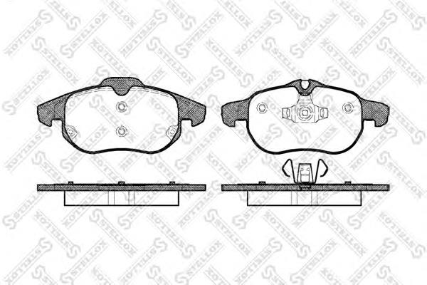 Sapatas do freio dianteiras de disco Opel 1605283 preço, a partir de 33,85 USD