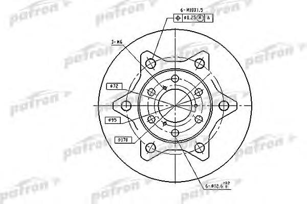 Disco do freio dianteiro TRW DF1758S