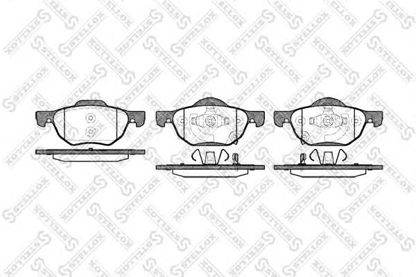 Sapatas do freio dianteiras de disco FD7135A Necto