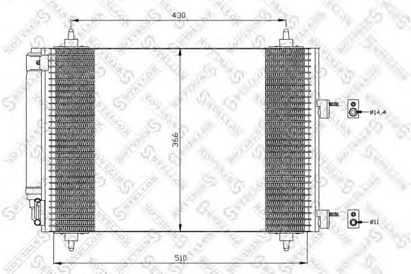 Radiador de aparelho de ar condicionado Maxgear AC849373 preço, a partir de 93,64 USD