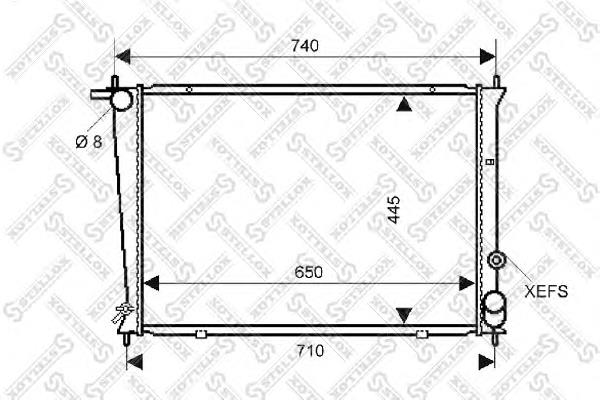 Radiador de esfriamento de motor Hyundai/Kia 253104A100 preço, a partir de 102,03 USD