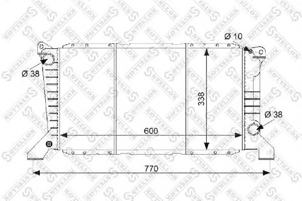 Compre 92VT8005AA Ford Radiador de esfriamento de motor