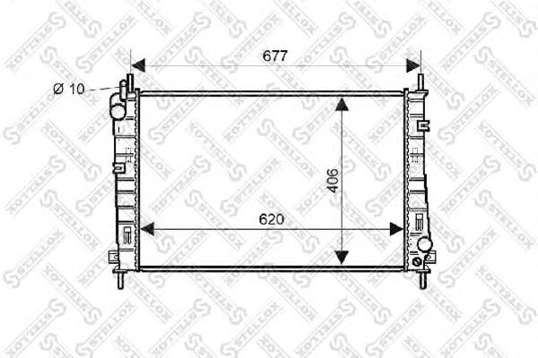 Compre 97BB8005CA Ford Radiador de esfriamento de motor