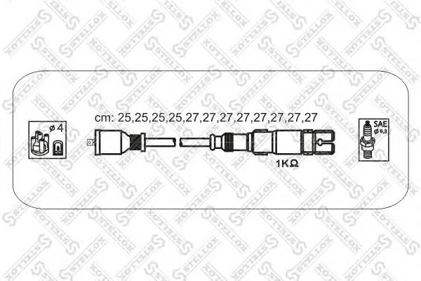 RCMB223 NGK Fios de alta voltagem, kit