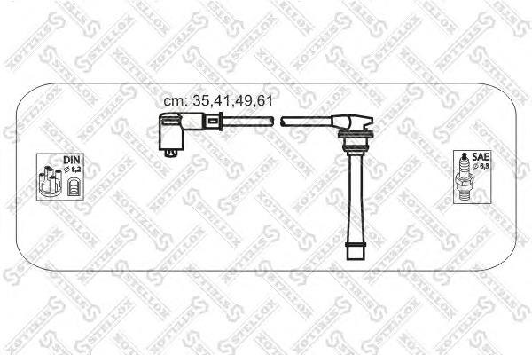 Fios de alta voltagem, kit 18016221 Profit