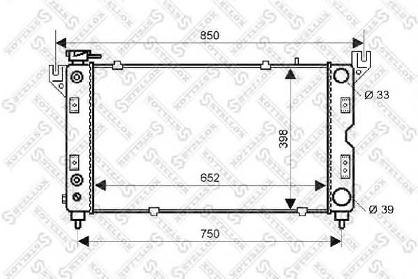 Compre 05191925AA Chrysler Radiador de esfriamento de motor