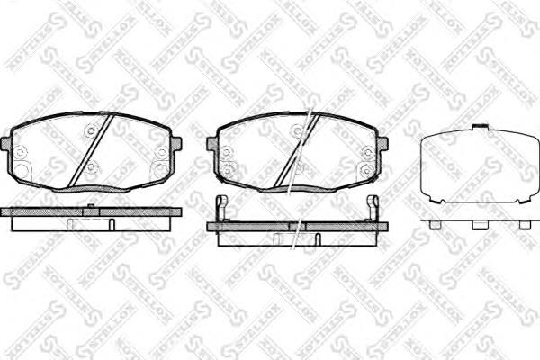 Sapatas do freio dianteiras de disco Hyundai/Kia 0K2JA3328Z preço, a partir de 26,37 USD