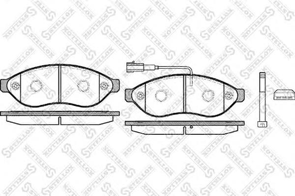 Compre 71770026 Fiat/Alfa/Lancia Sapatas do freio dianteiras de disco