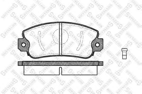 Sapatas do freio dianteiras de disco Dafmi D334E preço, a partir de 20,82 USD