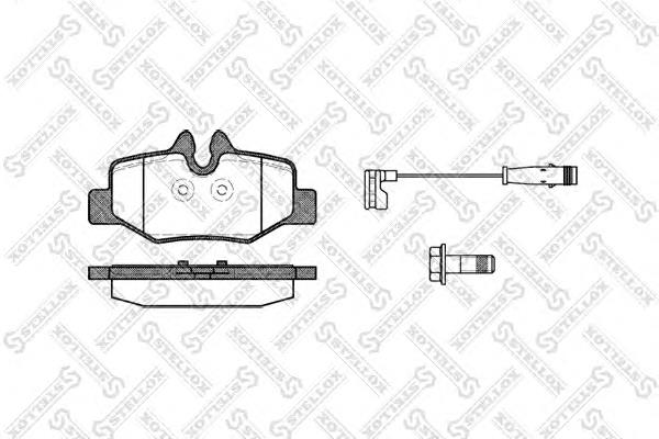 Compre A000421621067 Mercedes Sapatas do freio traseiras de disco