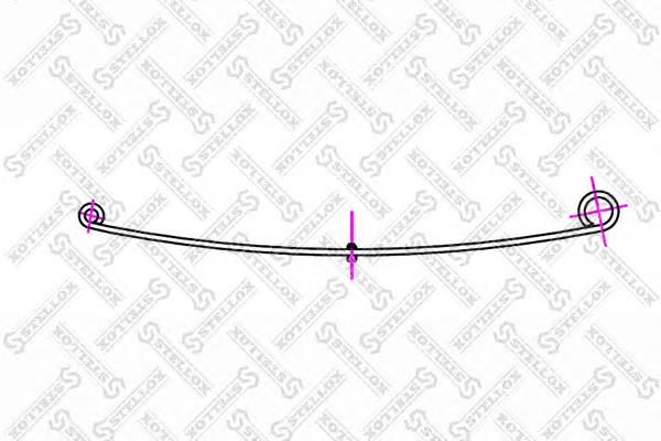 Suspensão de lâminas dianteira Ford Transit IV E