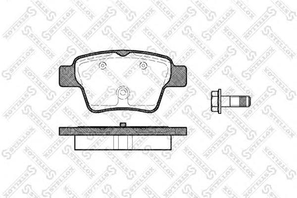 Compre 425419 Peugeot/Citroen Sapatas do freio traseiras de disco
