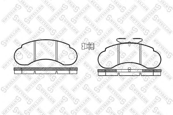 Compre A6314200120 Mercedes Sapatas do freio dianteiras de disco