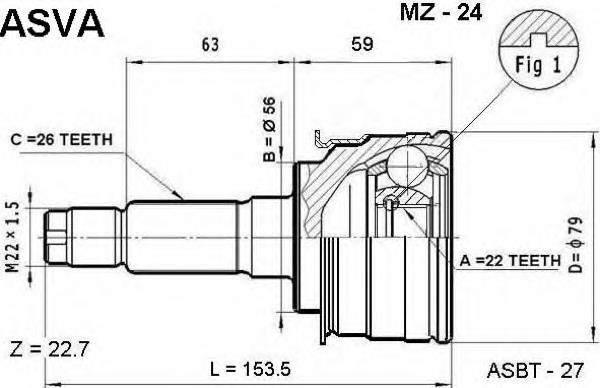 Junta homocinética externa dianteira HDK MA024 preço, a partir de 35,82 USD