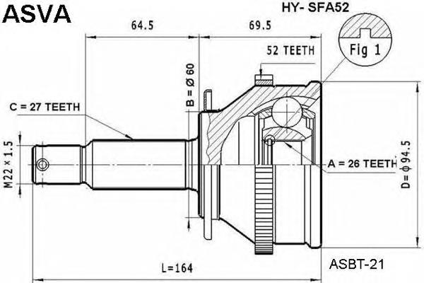 Junta homocinética externa dianteira Hyundai/Kia 4950126401 preço, a partir de 48,74 USD