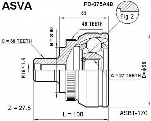 Junta homocinética externa dianteira Cevam 6346N preço, a partir de 50,22 USD