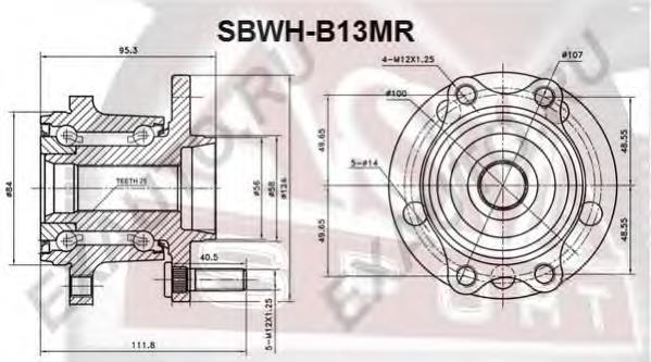 Cubo traseiro Subaru 28473AG00B preço, a partir de 79,05 USD