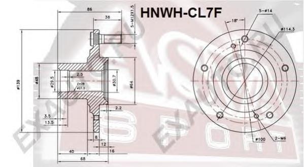 Cubo dianteiro SKV 29SKV469