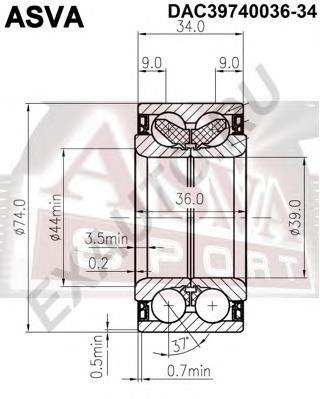 Rolamento de cubo dianteiro Hyundai/Kia 517202D000 preço, a partir de 37,01 USD