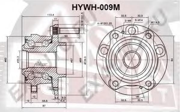 IJ113013 Hyundai/Kia Cubo dianteiro