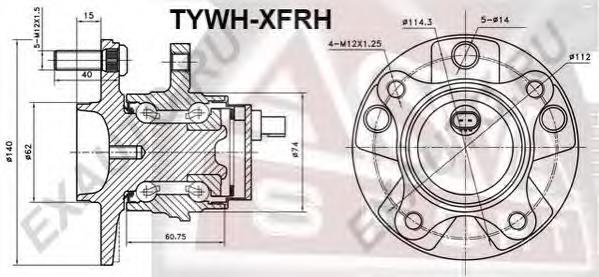 R169111 SNR Cubo dianteiro