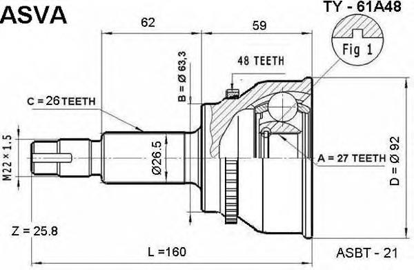 Junta homocinética externa dianteira GSP 859314 preço, a partir de 48,63 USD