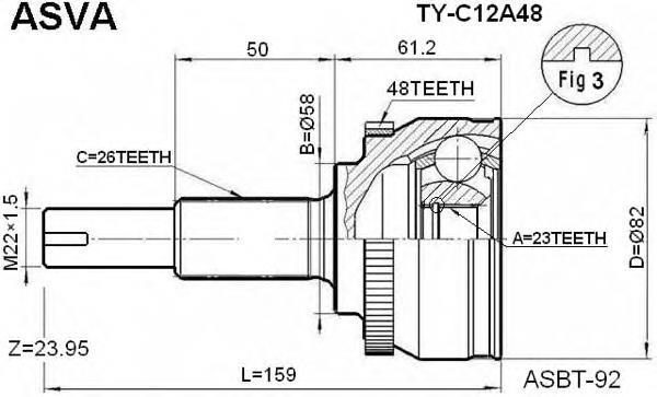 Compre 4347009P10 Toyota Junta homocinética externa dianteira