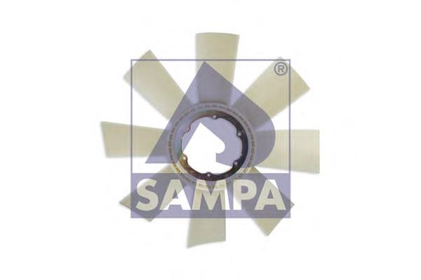 Ventilador (roda de aletas) do radiador de esfriamento 49818 NRF