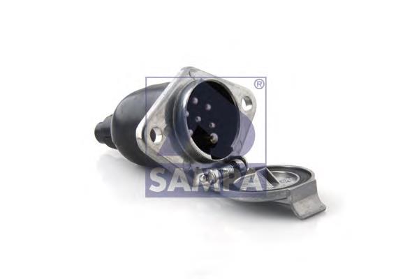 Tomada elétrica de reboque A0065450626 Mercedes