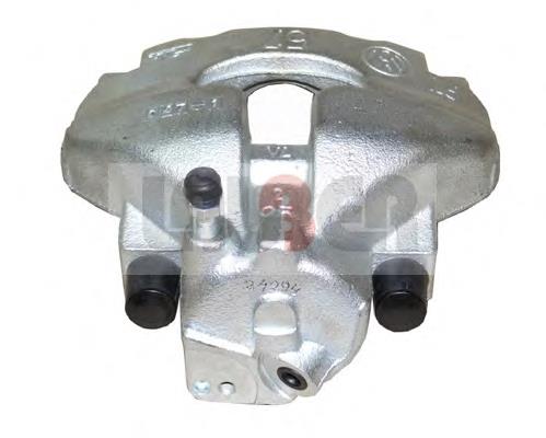YM212B119DA Ford Suporte do freio dianteiro esquerdo