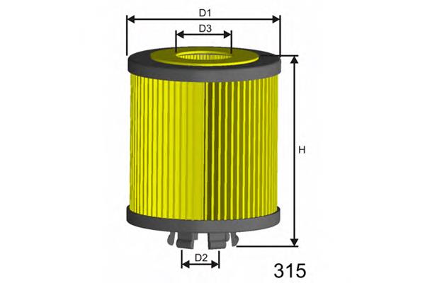 Compre 03C115577A VAG Filtro de óleo