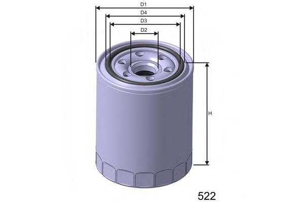 Filtro de óleo Japan Parts FOW00S preço, a partir de 6,21 USD