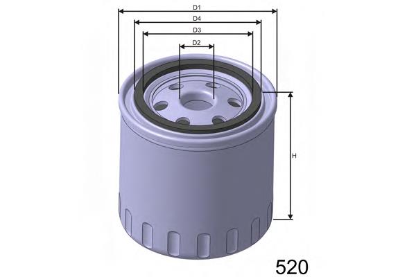Filtro de óleo OL171 Tecneco