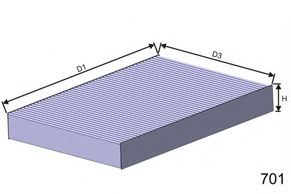 VCF330 Motaquip Filtro de salão