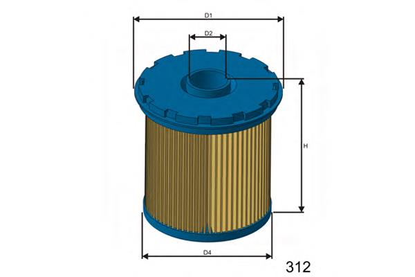 C319 Vasco Filters Filtro de combustível