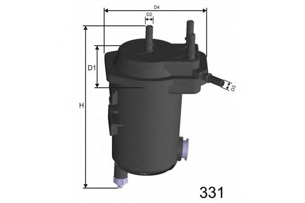 Compre 8671019212 Renault (RVI) Filtro de combustível