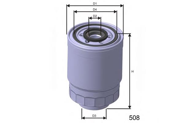 FE0379 Bremsi Filtro de combustível