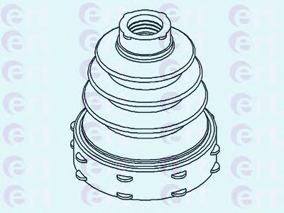 Compre 93190196 Opel Bota de proteção interna de junta homocinética do semieixo dianteiro