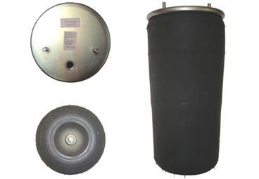Coxim pneumático (suspensão de lâminas pneumática) do eixo 1016008 Diesel Technic
