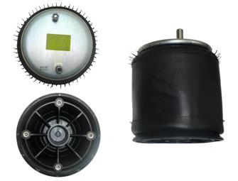 Coxim pneumático (suspensão de lâminas pneumática) do eixo 1DK23L25 Phoenix
