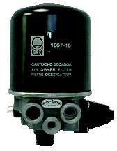 LA8212 Knorr-bremse Secador de ar do sistema pneumático