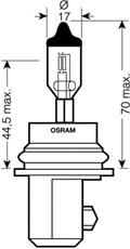Lâmpada halógena Osram 9007 preço, a partir de 7,51 USD